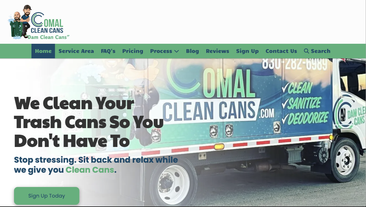 Comal Clean Cans, New Braunfels, TX